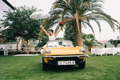 novia coche